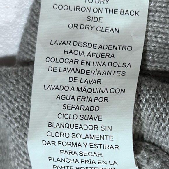 Micheal by Micheal Kors Cotton blend small gray tunic sweater Cute! - Picture 16 of 16